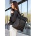 Жіночий рюкзак ролл Sambag RollTop Milton чорний тканевий