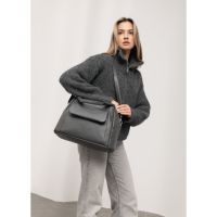 Жіноча сумка Sambag Vogue графітова
