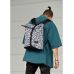 Рюкзак рол Sambag RollTop X чорний принт "Graphity"