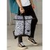 Рюкзак рол Sambag RollTop X чорний принт "Graphity"