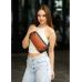 Сумка на пояс бананка Sambag Holster MSH рижа з джинсом 