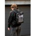 Чоловічий рюкзак Sambag RollTop Hacking чорний принт "Illusion"