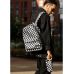 Чоловічий рюкзак Sambag Brix PJT  classic принт "Сhess"