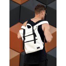 Чоловічий рюкзак ролл Sambag  RollTop LTT білий