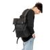Рюкзак RollTop Milton чорний