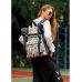 Жіночий рюкзак Sambag RollTop One з принтом "LIGHT II" 