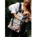 Жіночий рюкзак Sambag RollTop One з принтом "LIGHT II" 
