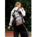 Жіночий рюкзак Sambag RollTop One з принтом "LIGHT II" 