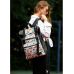 Жіночий рюкзак Sambag RollTop One з принтом "LIGHT II" 