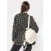 Жіночий рюкзак Sambag Brix KSH молочний матовий