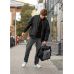 Чоловічий рюкзак Sambag RollTop Hacking чорний принт "Girl"