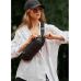 Сумка жіноча через плече бананка Sambag Holster MSH чорна 
