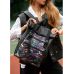 Жіночий рюкзак Sambag RollTop Zard з принтом "ABSTRACT"