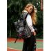 Жіночий рюкзак Sambag RollTop Zard з принтом "ABSTRACT"