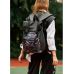Жіночий рюкзак Sambag RollTop Zard з принтом "ABSTRACT"