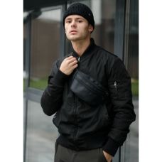 Сумка на пояс бананка Sambag Tirso  LTH чорний тканевий