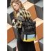 Жіночий рюкзак ролл Sambag RollTop LTH чорний з прапором України