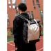 Чоловічий рюкзак Sambag RollTop Hacking чорно-сірий