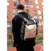 Чоловічий рюкзак Sambag RollTop Hacking чорно-сірий