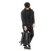 Рюкзак чоловічий ролл Sambag RollTop LTH чорний з прапором України