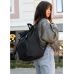 Рюкзак ролл Sambag жіночий RollTop Zard чорний оксфорд