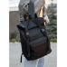 Рюкзак ролл Sambag жіночий RollTop Zard чорний оксфорд