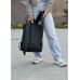 Рюкзак ролл Sambag жіночий RollTop Zard чорний оксфорд