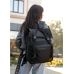 Рюкзак ролл Sambag жіночий RollTop Zard чорний оксфорд