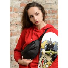Жіноча сумка на пояс бананка Sambag Urban One чорний