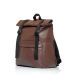 Рюкзак ролл Sambag жіночий RollTop Milton шоколадний