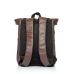 Рюкзак ролл Sambag жіночий RollTop Milton шоколадний