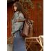 Рюкзак ролл Sambag жіночий RollTop Milton шоколадний