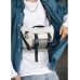 Велика чоловіча поясна сумка бананка Sambag DynamicDart сіра
