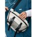 Велика чоловіча поясна сумка бананка Sambag DynamicDart сіра