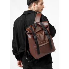 Рюкзак ролл Sambag чоловічий RollTop Milton шоколадний