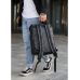Чоловічий рюкзак ролл Sambag  Loft Zard чорний з клапаном