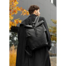 Чоловічий рюкзак ролл Sambag  RollTop чорний 