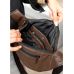 Жіноча шкіряна сумка на пояс бананка Sambag Tirso Max  коричнева шкіра