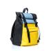 Рюкзак чоловічий ролл Sambag RollTop LTH блакитний з жовтим 