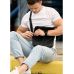 Чоловіча  сумка через плече мессенджер Sambag MZH чорний тканевий