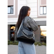 Жіноча сумка Sambag HOBO Bliss  чорна
