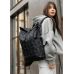 Рюкзак рол Sambag RollTop Double-x чорний принт