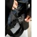 Сумка через плече бананка Sambag Holster MSH чорний принт тканева