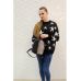 Жіночий рюкзак Sambag Mane SH комбінація чорного з металіком
