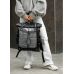 Жіночий рюкзак Sambag RollTop Hacking чорний принт "Girl"