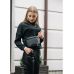 Сумка на пояс бананка Sambag Tirso MSH чорна зі стрічкою