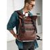 Чоловічий рюкзак ролл Sambag  RollTop Zard шоколадний