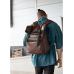 Чоловічий рюкзак ролл Sambag  RollTop Zard шоколадний