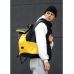 Рюкзак ролл Sambag унісекс RollTop KQN Чорно-жовтий