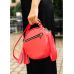 Жіноча кругла сумка Sambag Bale червона